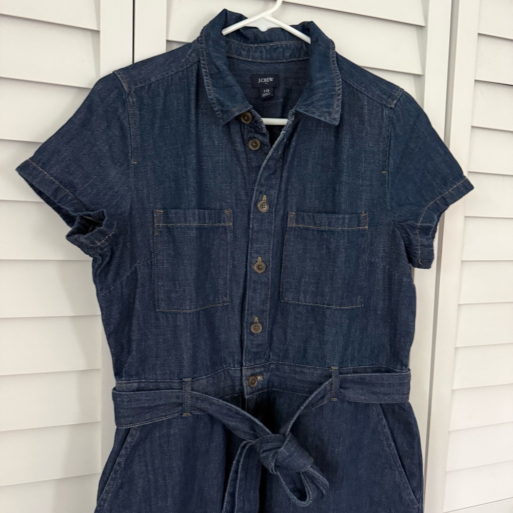 J. Crew denim dress :: size 10 - Picture 4 of 11